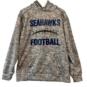 Badger Sport Men's Size Medium Seahawks Football Hoodie‎ Sweatshirt